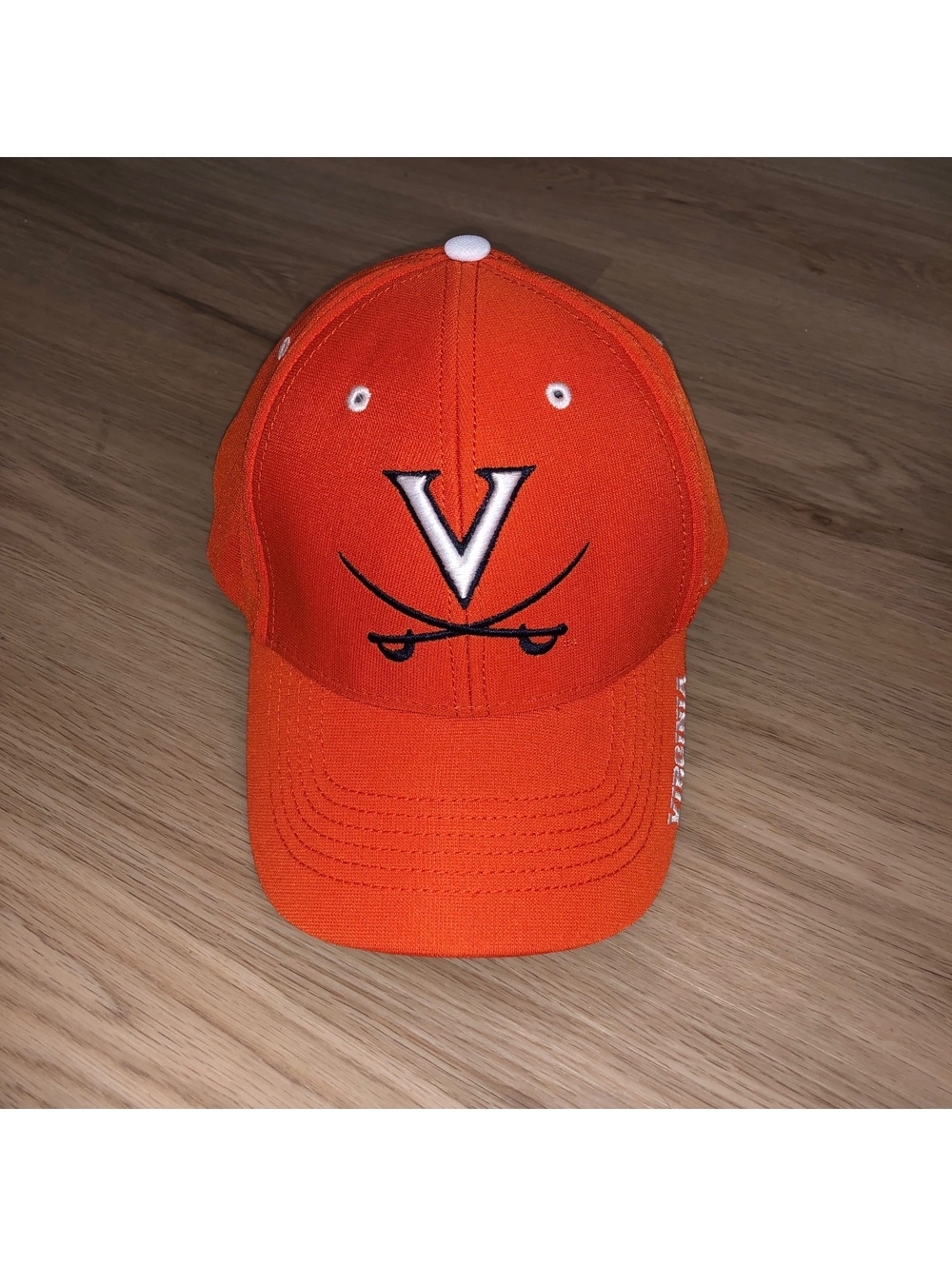 UNIVERSITY OF VIRGINIA CAVALIERS UVA 47 BRAND QUICK DRI FIT TYPE HAT CAP ORANGE